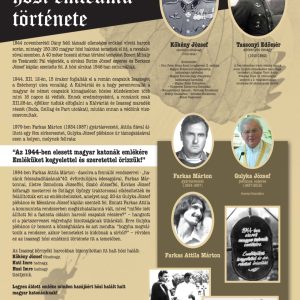 Meghívó újabb emléktábla avatásra Isaszegen