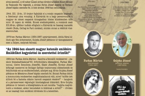 Meghívó újabb emléktábla avatásra Isaszegen